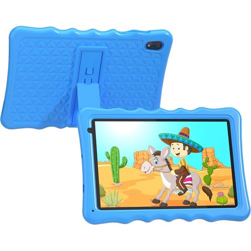 CHECARZHN--NO1-Tablette Pour Enfants Byybuo, Tablette Android 13 De 10,1 Pouces Pour Enfants, 32 Go Rom 5000 Mah, Tablettes Pour Tout-Petits Avec Bluetooth, Wifi, Contrle Parental, Double Camra, tui Ant