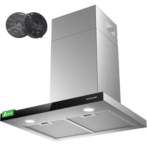 CHECARZHN--NO1-Tr60Ss Hotte Aspirante 60Cm  Recyclage, Hotte Aspirante Silencieuse  vacuation D'Air Eek A++ 601 M/H 9 Niveaux Touch Control Montage Mural Hotte Aspirante Avec Filtre