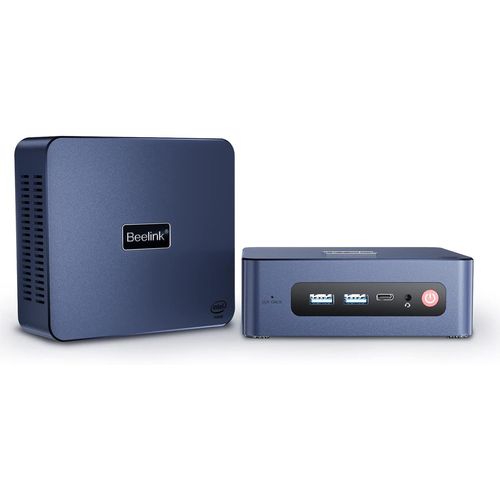 CHECARZHN--NO1-U59 Mini Pc 11me Gnration 4 C?urs N5105, 16 Go Ddr4 500 G Ssd, 4K Uhd Triple Affichage Double Hdmi Et Type-C Mini Ordinateur De Bureau 2,4 G + 5 G Wifi Bt4.0
