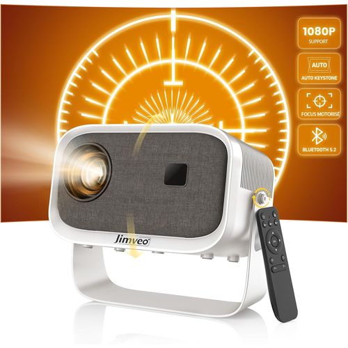 CHECARZHN--NO1-Videoprojecteur 360Rotating Retroprojecteur +Focus lectrique Mini Projecteur Video 19000L 1080P Wifi6 Bluetooth 45Auto Correction Trapzodale Videoprojecteur Portable Pour Homecin