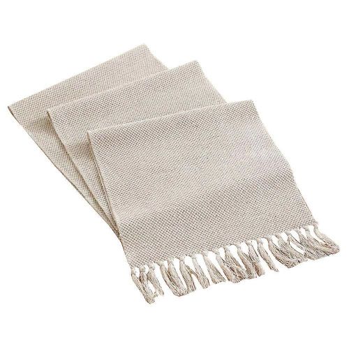 Chemin De Table  Franges En Lin De Coton, Chemins De Table Dcoratifs Tisss, Chemin De Table En Macram Pour Cuisine D