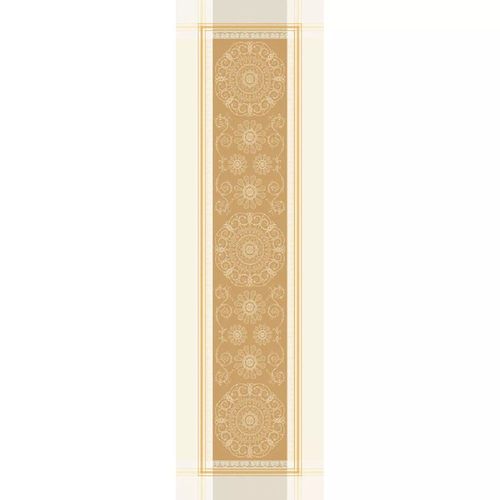 Chemin De Table Antitache Coton & Autres Fibres Or 54x180 Cm