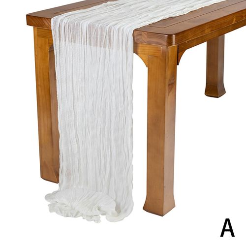 Chemin De Table En Gaze De Gaze Vert Sauge, Style Boho, Rustique, Transparent, Longueur 160 Pouces, Pour Naissance De Mariage, Y3u7, 13,3 Pieds