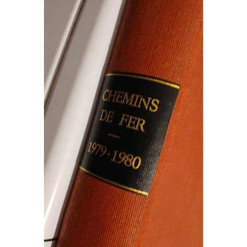 Chemins De Fer 1979-1980 Lot De Magazines De Dbut 1979  Fin 1980 Le Tout Reli.