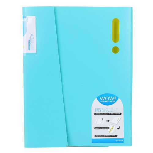 Chemise De Classement Coloree Strong Force, Puissante, Format A3/A4, Avec Trombone, Pour Documents (Vert)