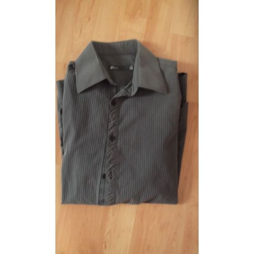 Chemise Jules Droit Coton 38 Multicolore
