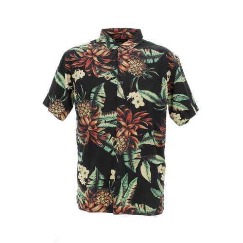 Chemise Manches Courtes Superdry Vintage Hawaiian S/S Shirt Black Noir