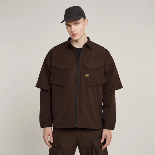 Chemise Modular Relaxed - Brun - Hommes