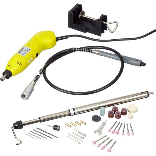 Chenquansarl-92571 Set Complet Perceuse Petit Modle 80 Pices Avec Trpied Et Flexible 130 W (Import Allemagne)