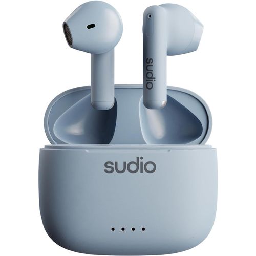 ChenQuanSarl-A1 Bleu couteurs Avec Bluetooth, Touch Control Avec Station De Charge Compacte Sans Fil Ipx4, couteurs Silencieux Avec Microphone Intgr, Son Cristal De Qualit Suprieure