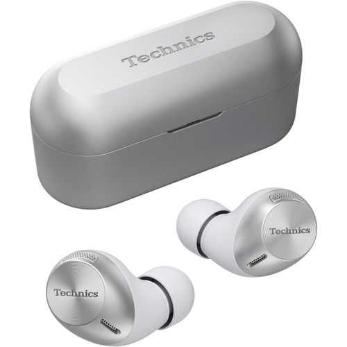 ChenQuanSarl-Eah-Az40M2Es couteurs Sans Fil Avec Suppression Du Bruit, Bluetooth Multipoint 3 Appareils, Intra-Auriculaires Confortables, Micro Intgr, Ajustement Personnalisable,Argent
