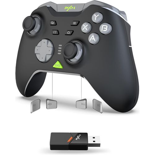 Chenquansarl-P5 Manette De Jeu Sans Fil 2025  1000hz, Joystick & Gchette  Effet Hall, 4 Boutons Macro, 3 Modes 2.4g/Bt/Sw, Turbo, App, 1000mah  Manette Pour Pc, Steam Deck, Switch, Android & Ios
