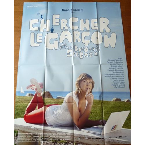 Chercher Le Garon De Dorothe Sebbagh Avec Sophie Cattani, Moussa Maaskri - Affiche Originale De Film Format 120 X 160 Cm