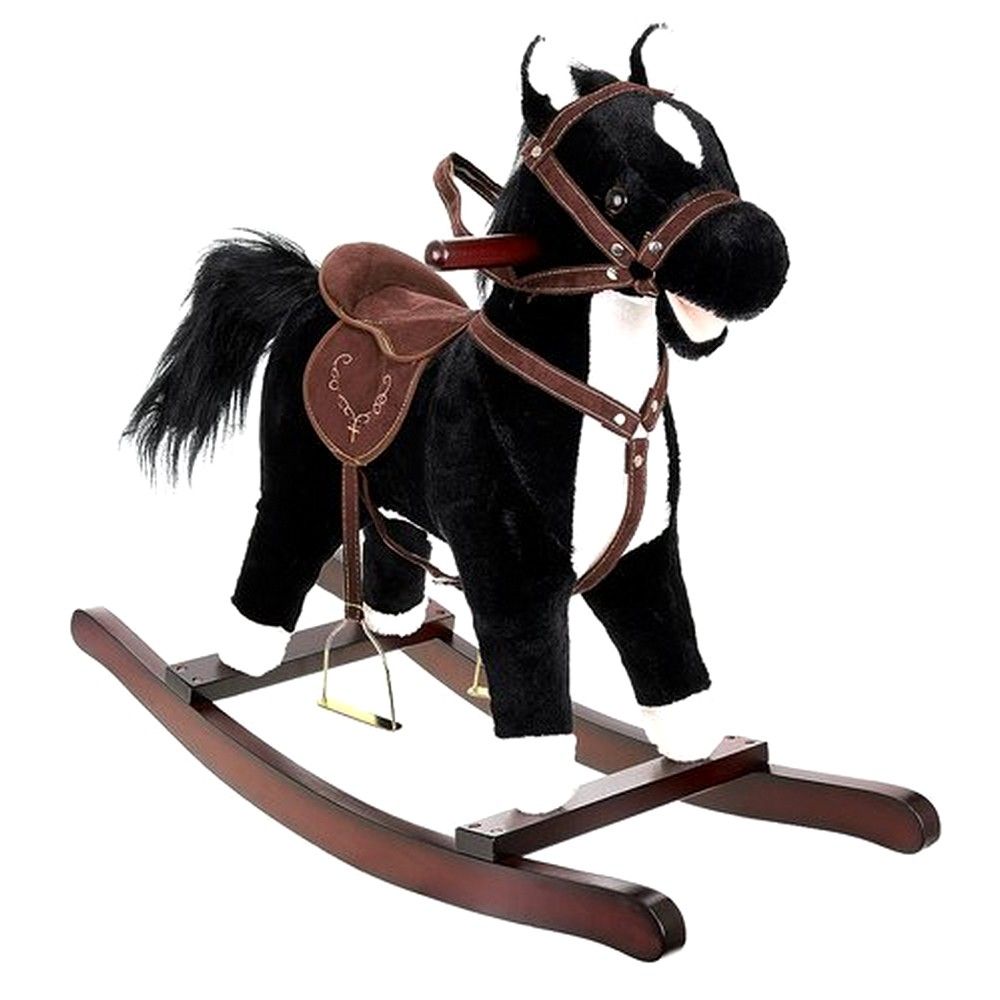 Cheval A Bascule Sonore Jouet Enfant Bebe Noir Rakuten Ormoy Essonne Retrait Sur Place