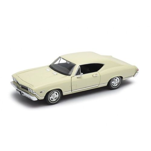 Chevrolet Chevelle Ss 396 Beige 1968 1/24 Welly