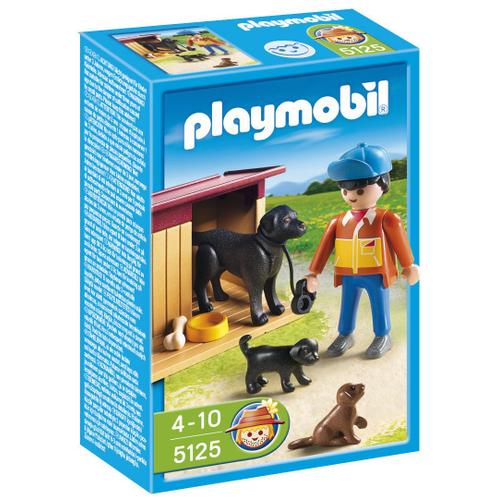 Playmobil 5125 - Chiens Et Fermier