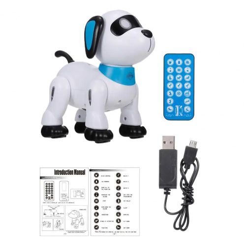 Chien Robot K21 - Robot Emo RC pour chien, contrle vocal, chiot, lectronique, danse, Programmable, Robot Intelligent pour animaux de compagnie
