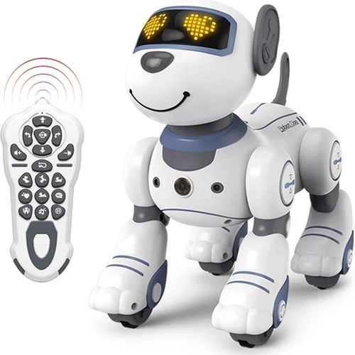 Chien robot tlcommand - Robot intelligent Emo, capteur de commande vocale de danse, Robot de chant, de danse, jouet de rptition pour enfants garons et filles Robots de conversation