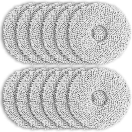 Chiffon Pour Ecovacs N30 Pro Omni, 12 Accessoires Serpillire Pour Aspirateurs Deebot T50 Pro Omni, T30S Pro Omni, T30 Pro Omni, T30S Combo Complete Ensembles Nettoyage De Rechange[SSE7110911]