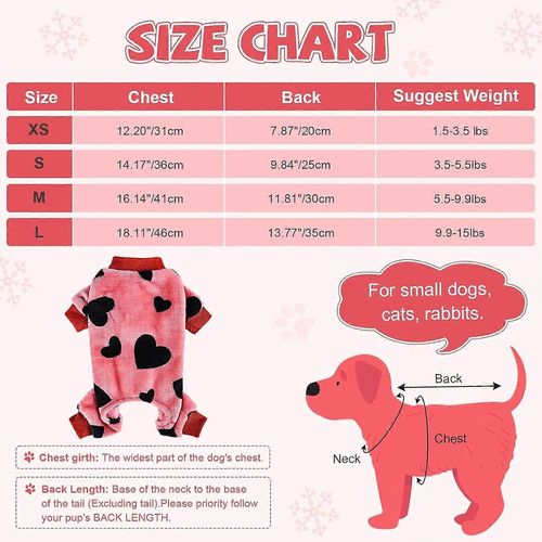 Chihuahua Pyjama Pour Petits Chiens Polaire Chiot Pjs Grenouillre Hiver Chaud Petit Chien Vtements Chien Pull Combinaisons Mignon Vtements Pour Animaux De Compagnie Tenues -L