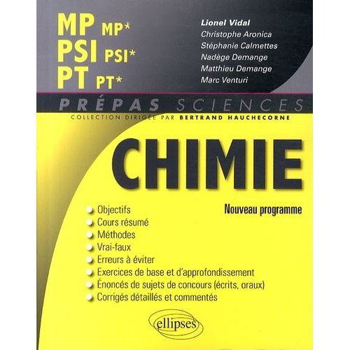 Chimie Mp/Mp* Psi/Psi* Pt/Pt*    Format Broch 