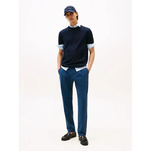 Chino Dcontract Harlem Textur Harlem 1plt 2tone Structure Yd/Navy Blue - 38-30