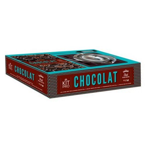 Chocolat Fait Maison - Le Kit Pro Avec 1 Bain-Marie En Inox, 1 Thermomtre Digital, 1 Moule En Silicone   de Solar null  Format Coffret 