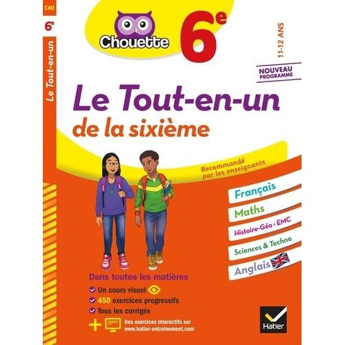 Le Tout-En-Un De La 6e    Format Grand Format 