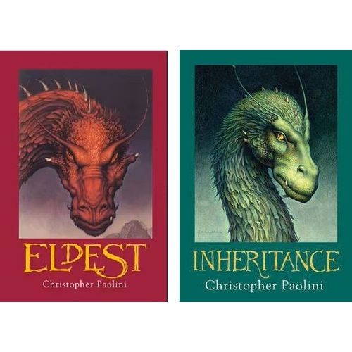 Christopher Paolini: The Inheritance Cycle Book 2 Eldest, Doubleday Editor 2007, 681 Pages + Book 4 Inheritance, Alfred A. Knopf New York Editor 2011, 860 Pages