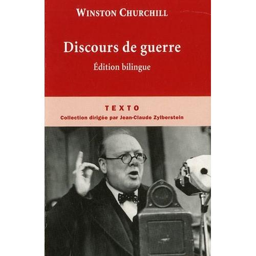 Discours De Guerre - Edition Bilingue   de winston churchill  Format Broch 