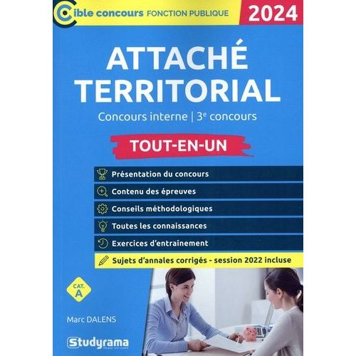 Attach Territorial Tout-En-Un - Concours Interne Et 3e Concours    Format Grand Format 
