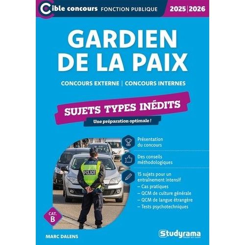 Gardien De La Paix - Sujets-Types Indits    Format Beau livre 