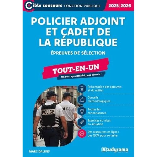 Policier Adjoint Et Cadet De La Rpublique - Tout-En-Un    Format Beau livre 