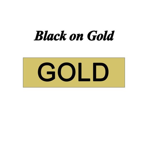 CIDY-Ruban umont pour Dymo Label Manager,Compatible D1 Tapes,LM160,210D,45010,45013,40910,40913,43613,43610,1Pc - Type Black on Gold-6mm