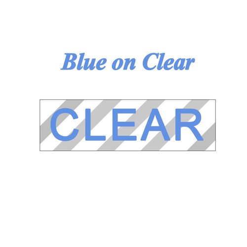 CIDY-Ruban umont pour Dymo Label Manager,Compatible D1 Tapes,LM160,210D,45010,45013,40910,40913,43613,43610,1Pc - Type Blue on Clear-12mm