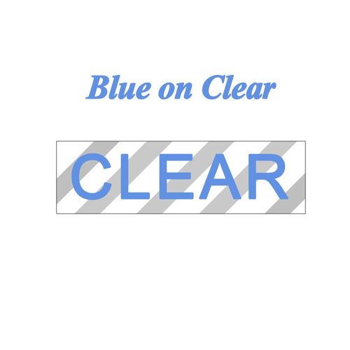 CIDY-Ruban umont pour Dymo Label Manager,Compatible D1 Tapes,LM160,210D,45010,45013,40910,40913,43613,43610,1Pc - Type Blue on Clear-24mm