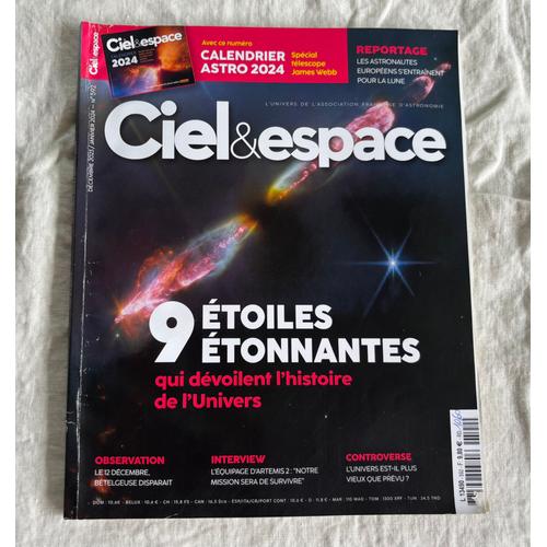 Ciel Et Espace. Dcembre 2023 Et Janvier 2024. N592.