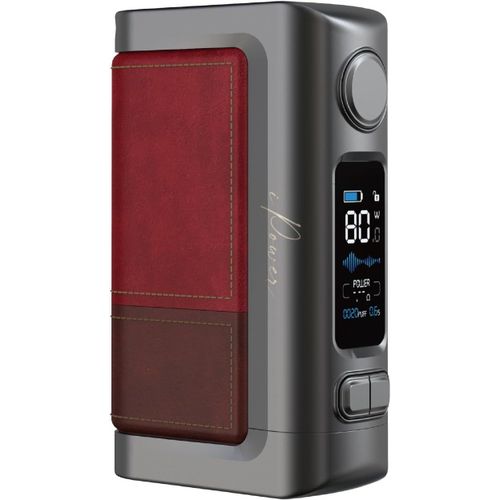 Marque Gnrale : Cigarette lectronique Istick Power 2 Box Mod 80w 5000mah Battery Type-C Electronic Vape Mod Sans Nicotine (Red)