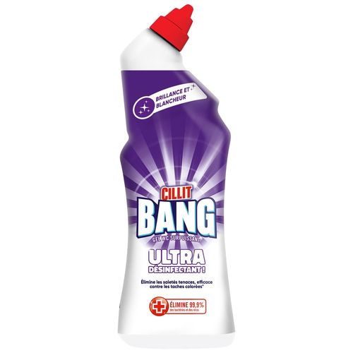 Cillit Bang Lot De 3 Gels Wc Nettoyant Surpuissant Javel - 750 Ml