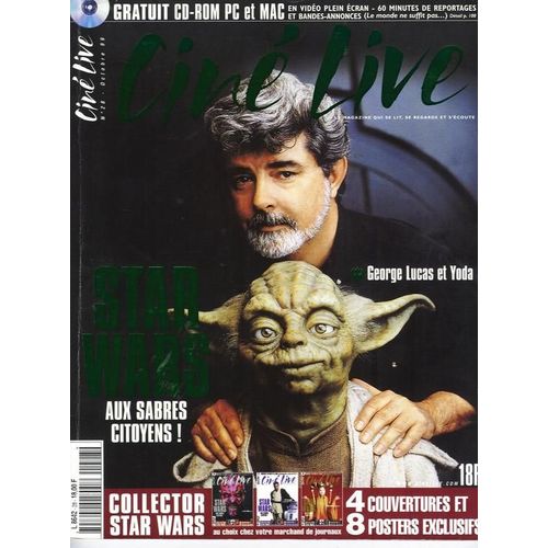 Cine Live  N 28 : Star Wars-Lucas/ Portman/ Magimel/ Everett/ Mcgregor/ Brosnan/ Kitano/ Mastroianni/ Hedren/ Bouchez/ Ally Mcbeal/ Griffiths/ Whitaker/ Bruni-Tedeschi