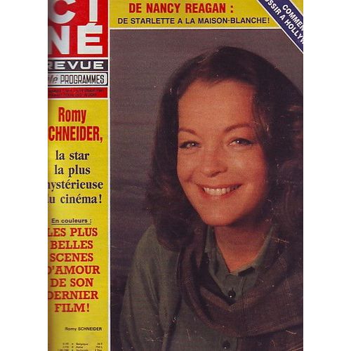 Cine Revue Britt Ekland 1/2p/ Serge Lama 1/2p/ Shirley Temple 1/2p/ Jean Marais 1/2p/ Ava Gardner 2p/ Michael Douglas 9p/ Fernandel 4p/ Nino Manfredi 4p/ Lee Marvin 4p/ Romy Schneider 4p/ Danielle Darrieux 4p/ Bernard Menez 1p/ Macha Meril 1p/  6