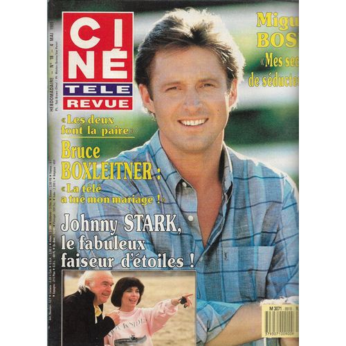 Cin Revue N 18 - 1989 :Miguel Bose - Tony Stark - Alfred Hitchcock -Bruce Boxleitner ....