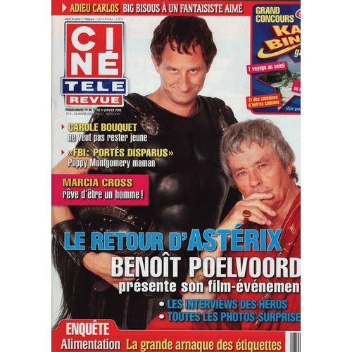 Cin Tl Revue (Edition Belge) / 24-01-2008 N4 : Benoit Poelvoorde (2p) - Carlos (2p)