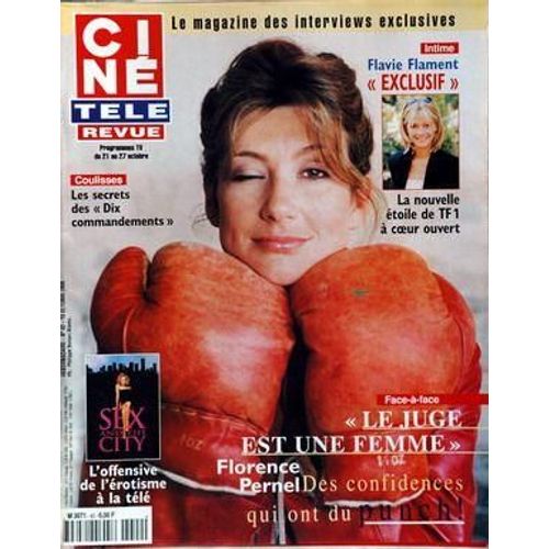 Cine Tele Revue N 42 Du 19/10/2000 - Flavie Flament - Les Secrets Des Dix Commandements - Florence Pernel - L'erotisme A La Tele.