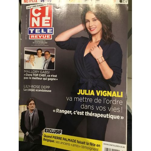 Cinetelerevue Belge 11 2023 Jean-Claude Van Damme Julia Vignali Lily-Rose Depp Mallory Gabsi Pierre Palmade Keira Knightley Pedro Pascal Roch Voisine Meryl Streep Zachary Levi