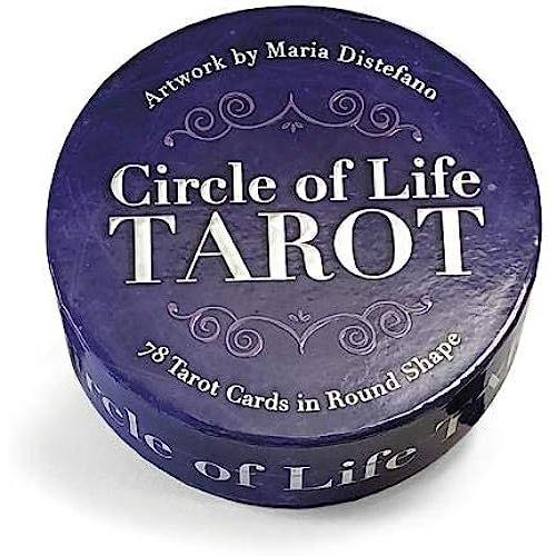 Circle Of Life Tarot: 78 Tarot Cards In Round Shape   de unknown  Format Broch 