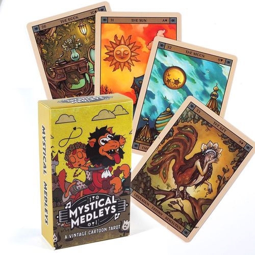 Cirque Du Tarot - Jeu De Cartes De Tarot Pour Dbutants Avec Des Mots Cls Significatifs, Chakra Invers, Communauts te, Zodiaque, 152, 78 Cartes, Emdresseur, Outils, Interface Unknow