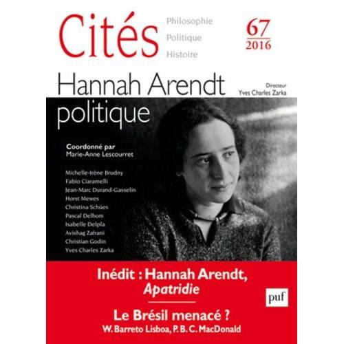Hannah Arendt Politique   de Collectif  Format Beau livre 