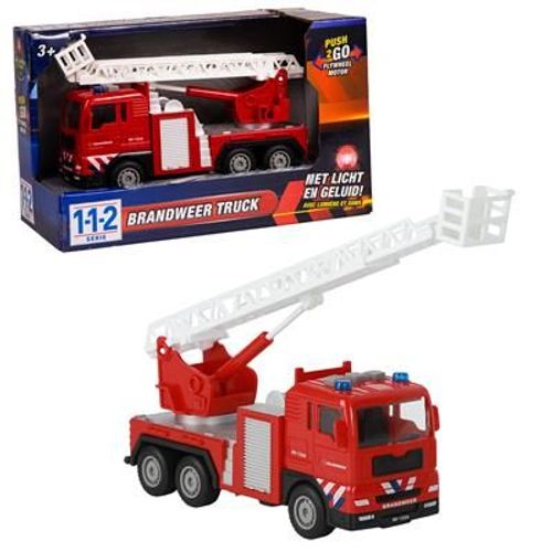 City 112 Camion De Pompiers 1:32 Avec Lumire Et Son