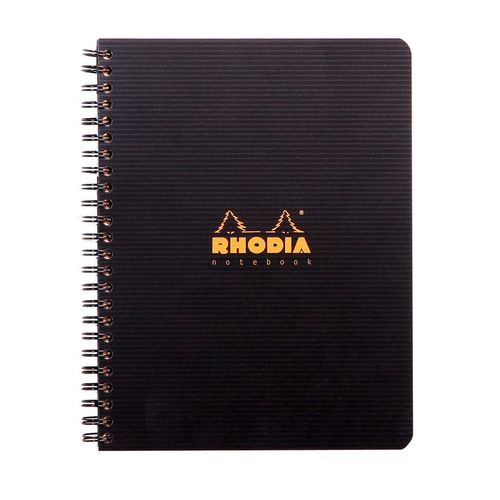 Clairefontaine  Lot De 5 Notebooks Rhodiactive 90g Ri A5+ 160p 5x5c Mcrprf.+ 6 Tr, Rgle Pp + 6 M-P Repositionnables